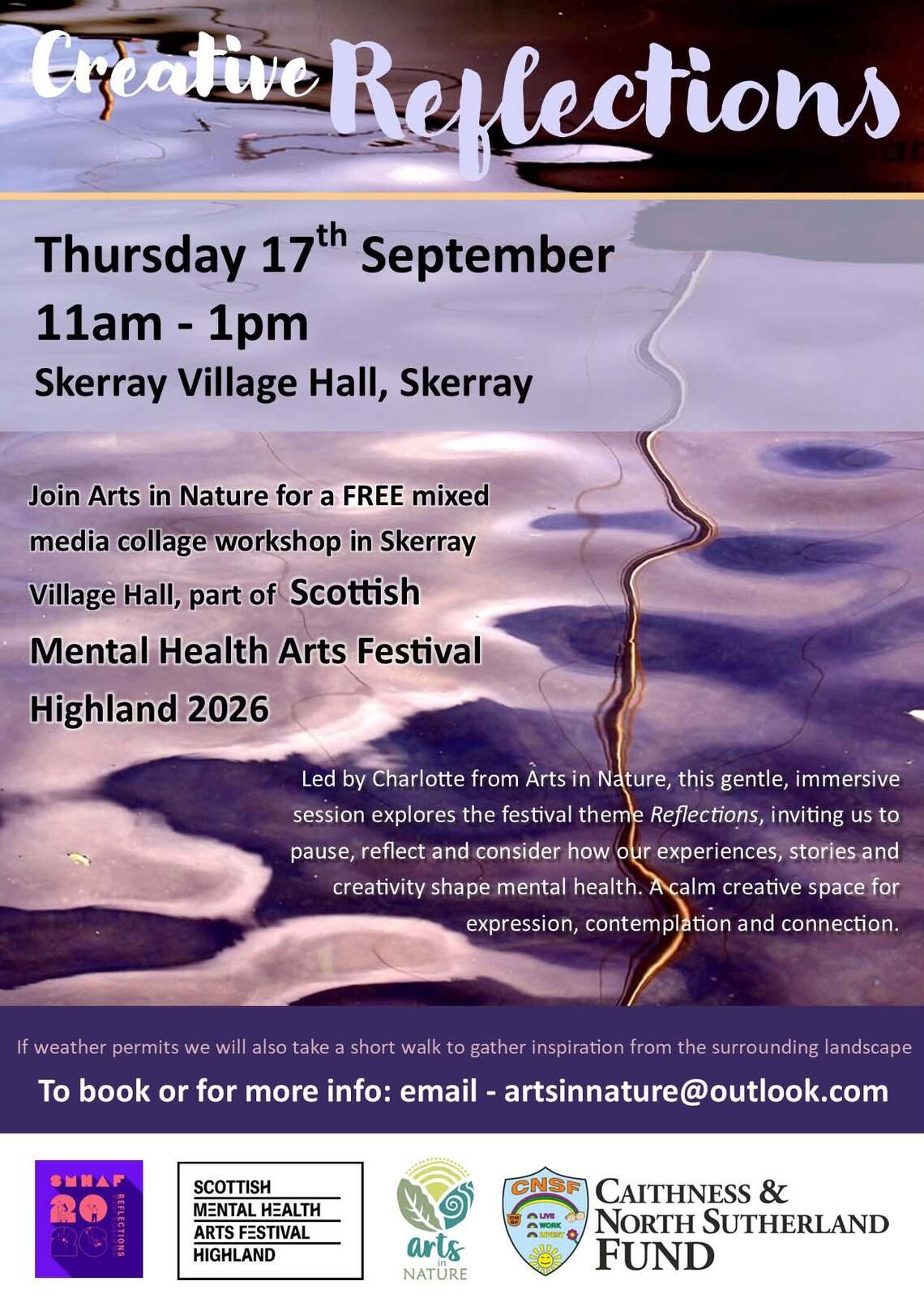 Arts in Nature free workshop in Skerray, 17th September 2026